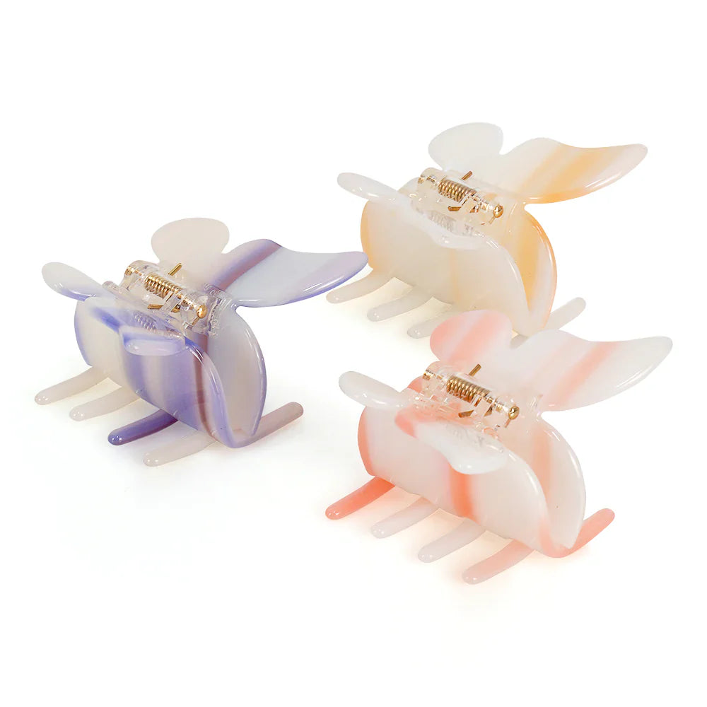 BUTTERFLY PASTEL CLIP (VARIOUS COLOURS)