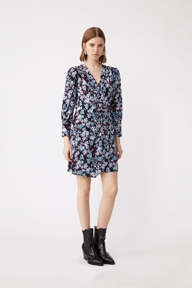CRAFT DRESS - BLEU