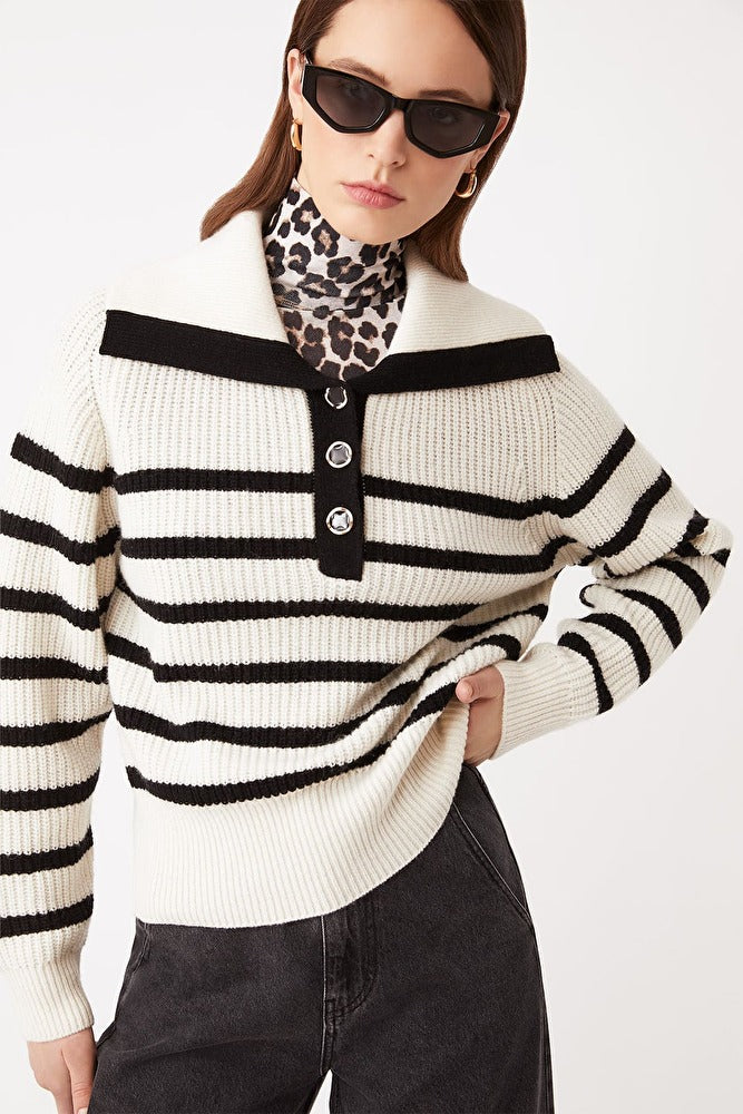 PATSKI SWEATER - BLANC