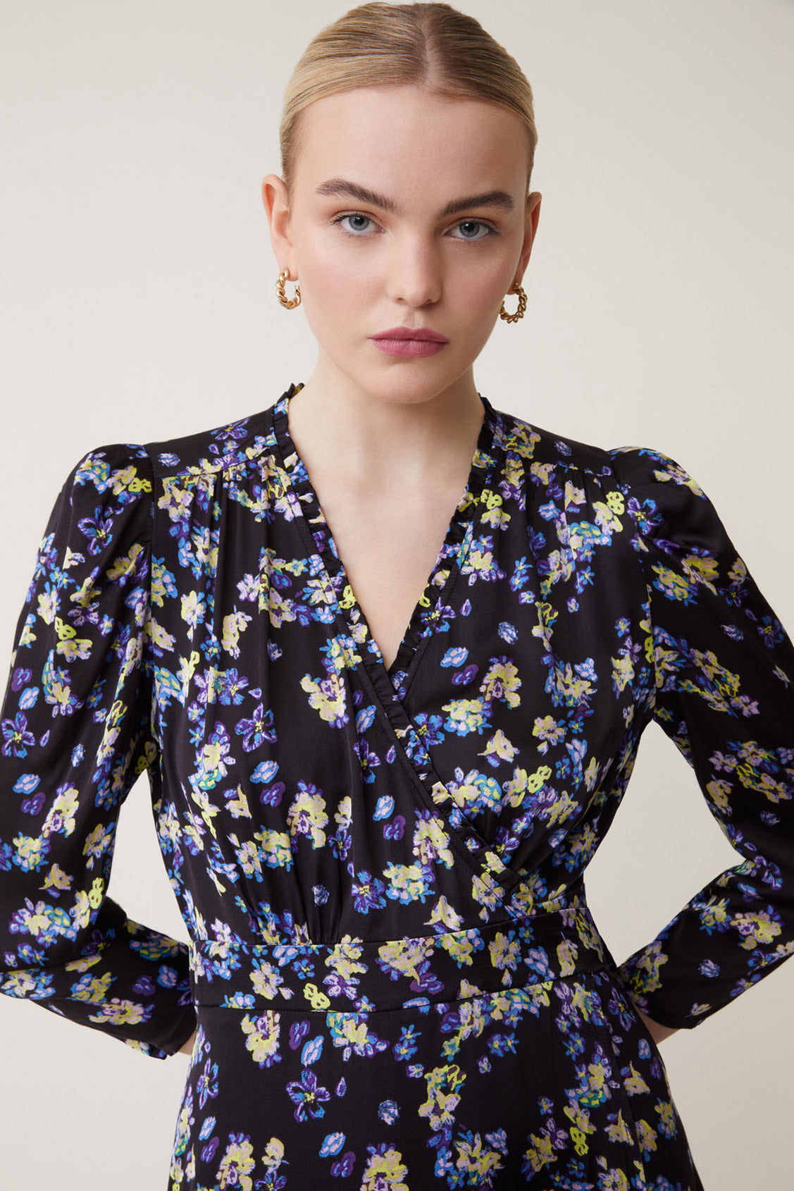 CIPRI DRESS - VIOLET