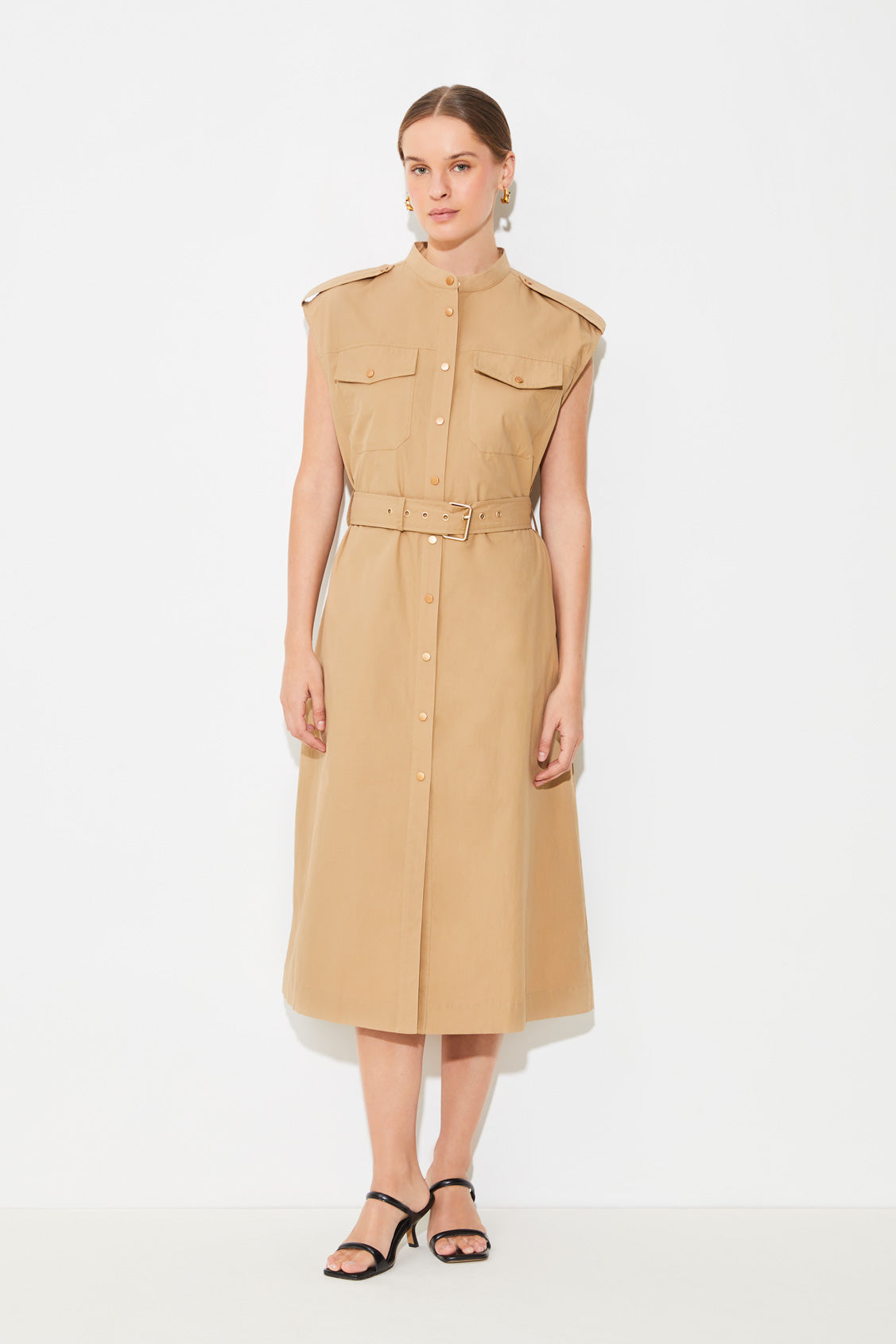 CASSIM DRESS - CAMEL