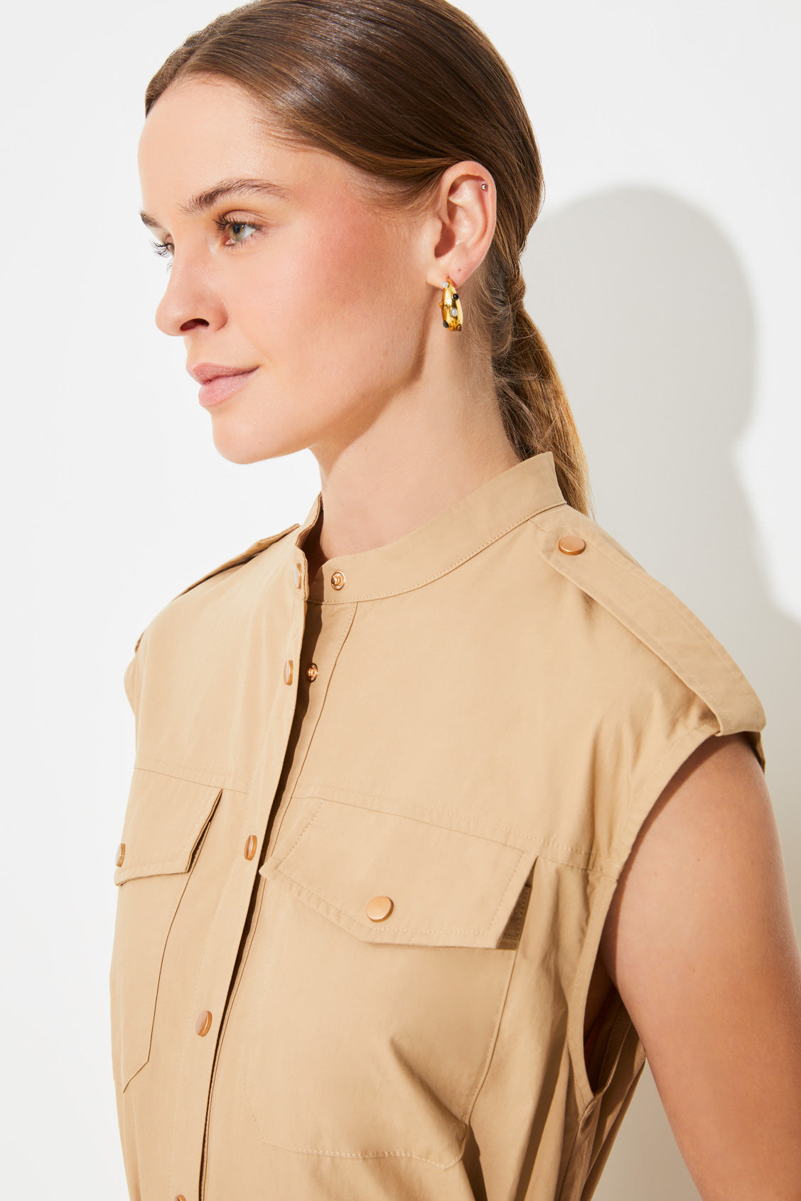 CASSIM DRESS - CAMEL