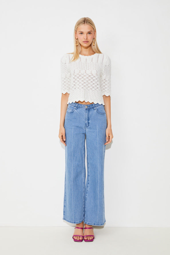ROXY PANT - BLEU JEANS