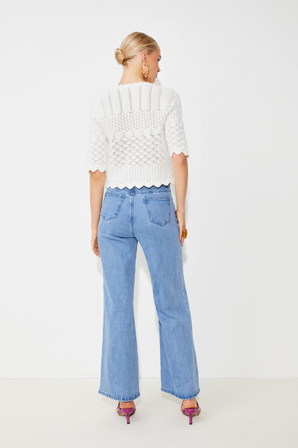 ROXY PANT - BLEU JEANS