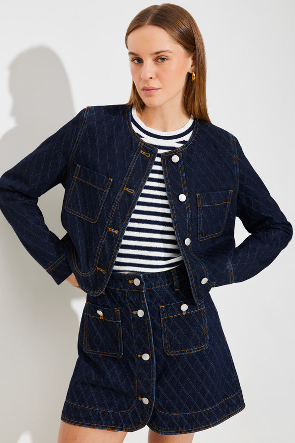 FANJA SKIRT - BLEU JEANS