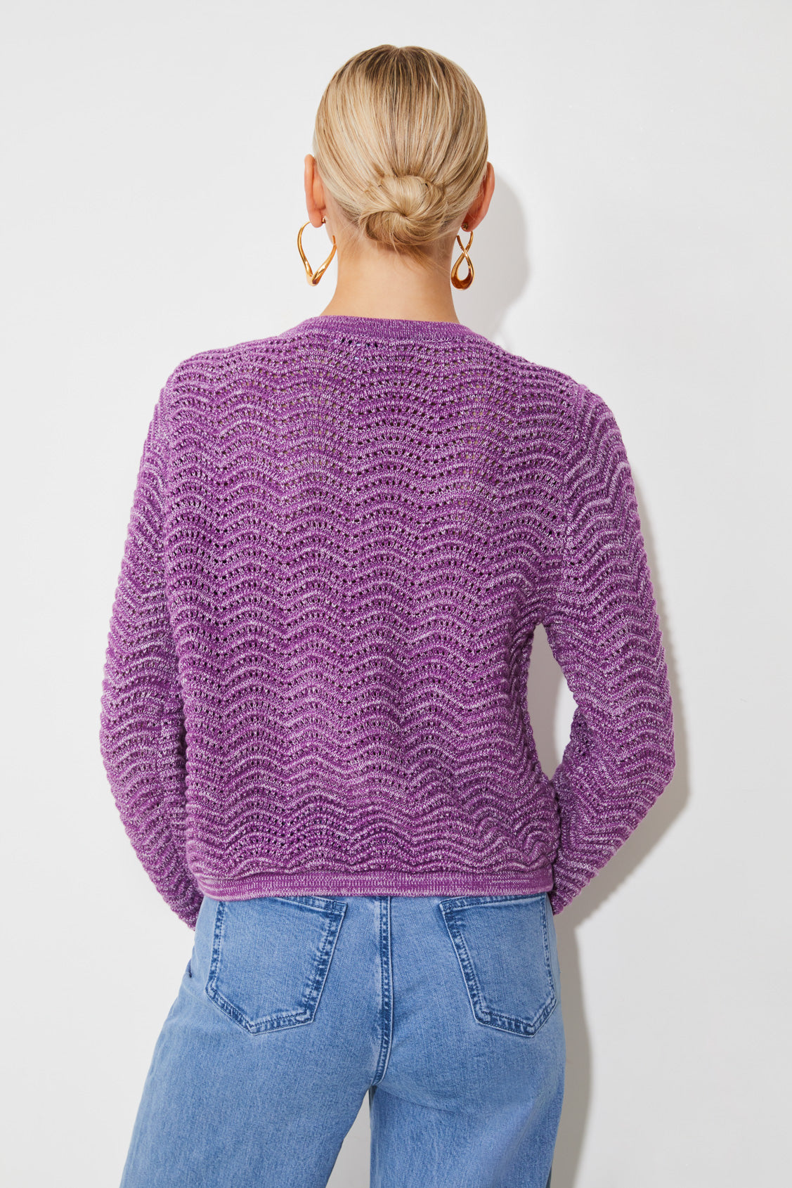 GIANY CARDIGAN - VIOLET