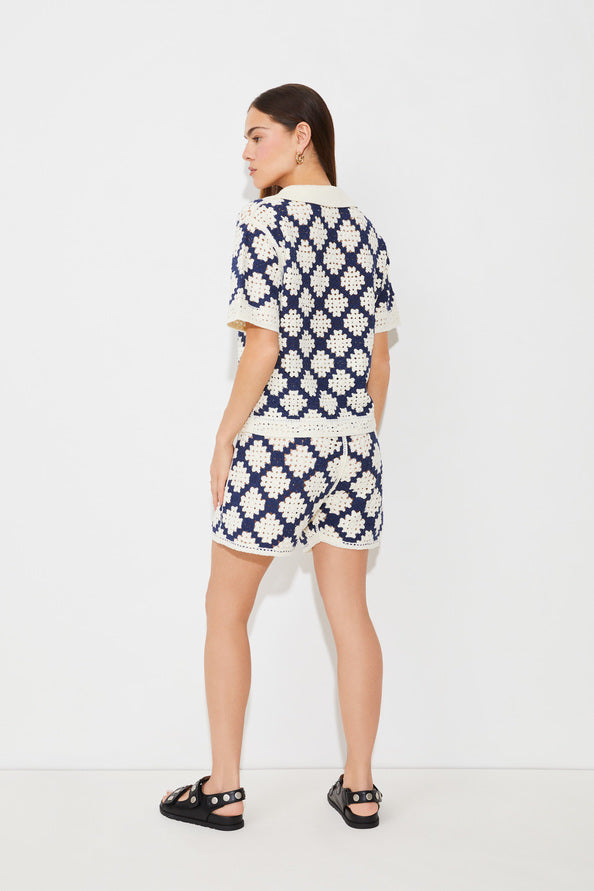 BYZANCE SHORT - BLEU NUIT