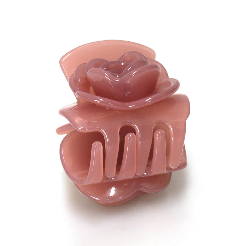 ROSE HAIR CLIP (VARIOUS COLOURS)