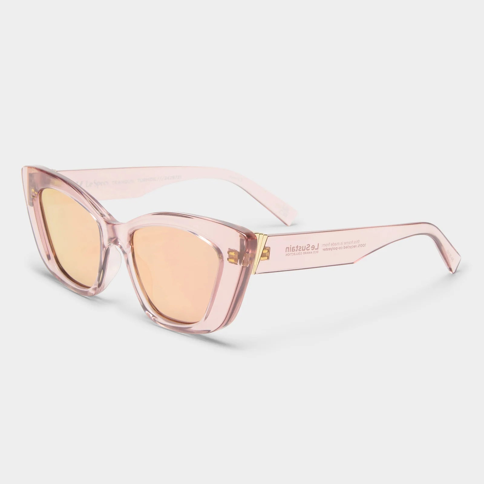 TRANQUIL TURMOIL SUNGLASSES - ROSE QUARTZ