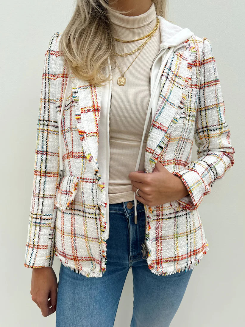 ARIE RAINBOW TWEED DICKIE BLAZER