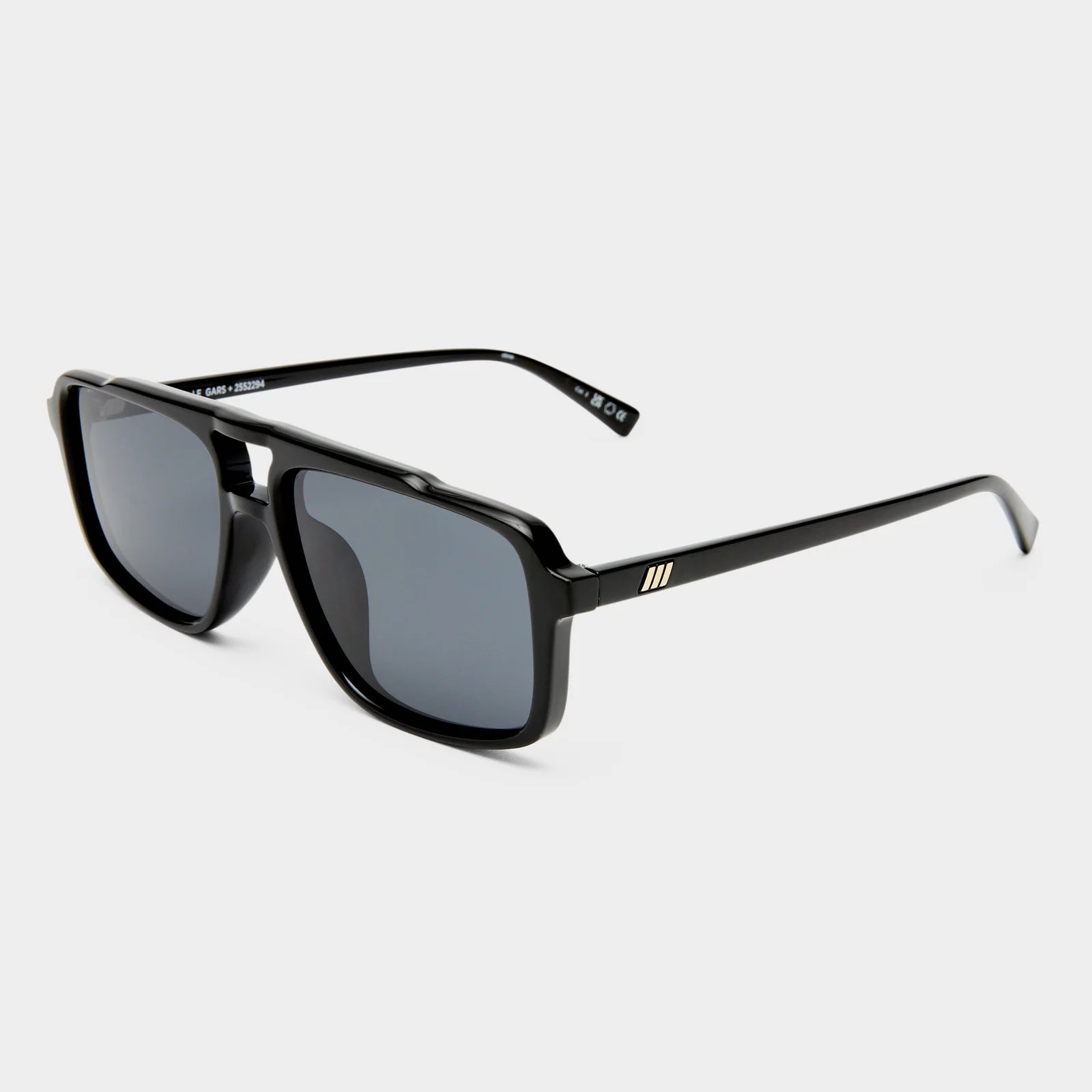 LE GARS SUNGLASSES - BLACK SMOKE MONO POLARISED