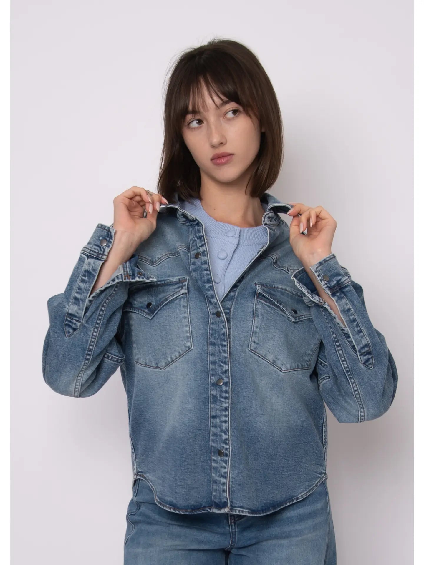 LIZETTE DENIM SHIRT