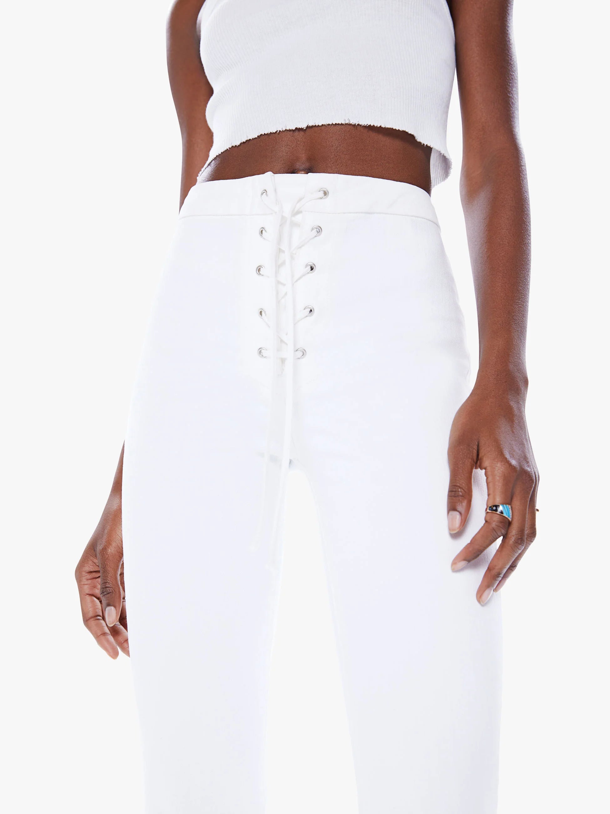 THE LACE UP HIGH WAISTED WEEKENDER - TOTALLY INNOCENT