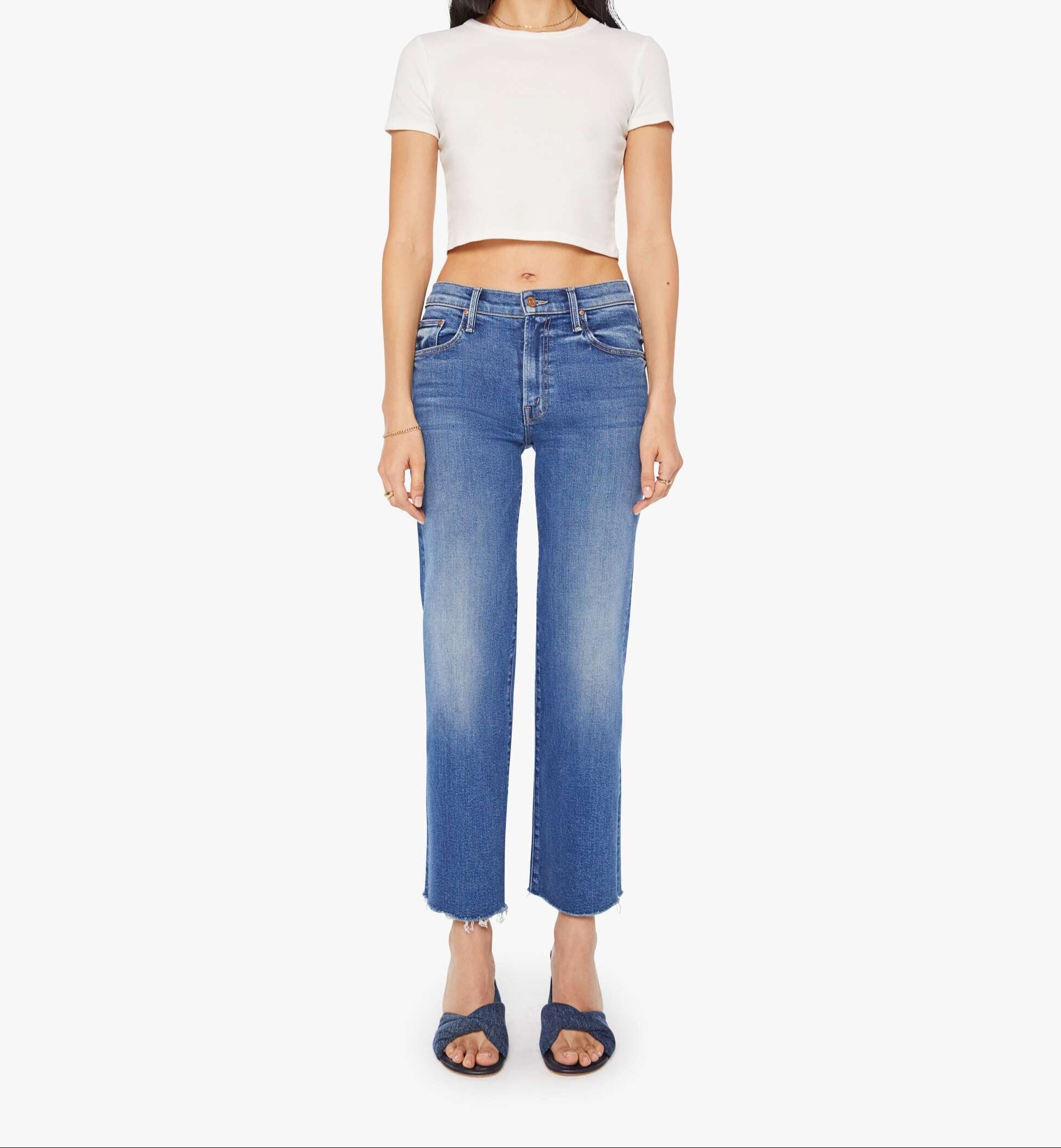 THE MID RISE RAMBLER ZIP ANKLE FRAY - DUGOUT DOOBIES