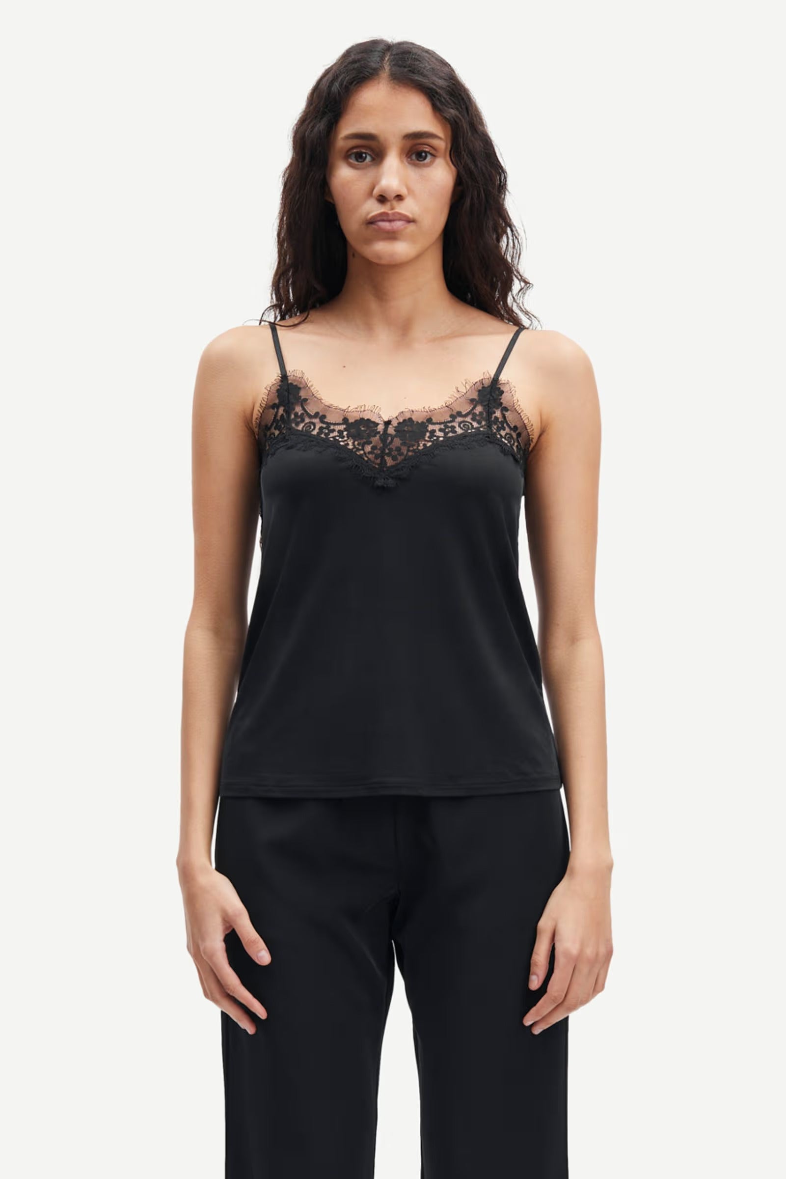 SLIP TOP - BLACK