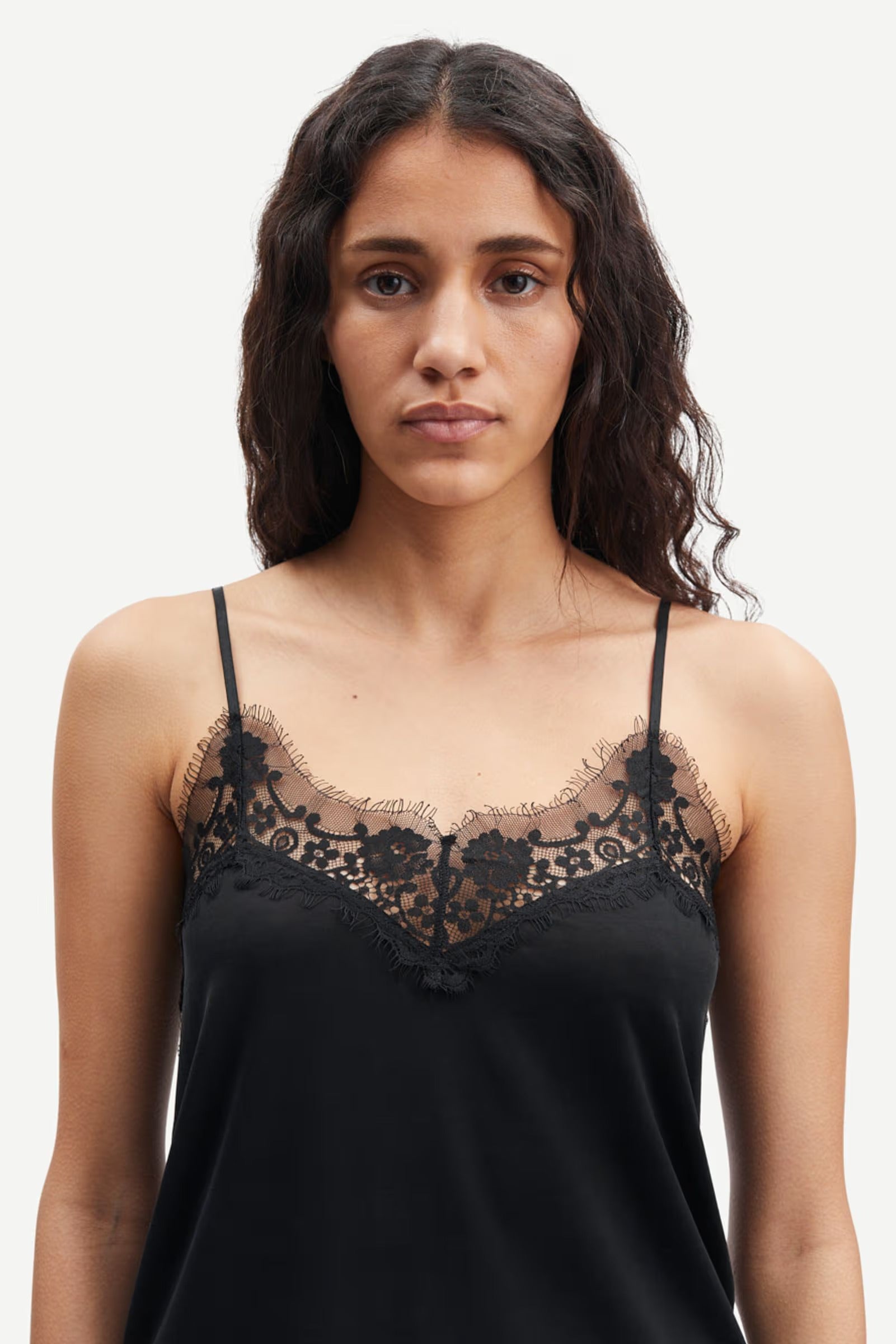 SLIP TOP - BLACK