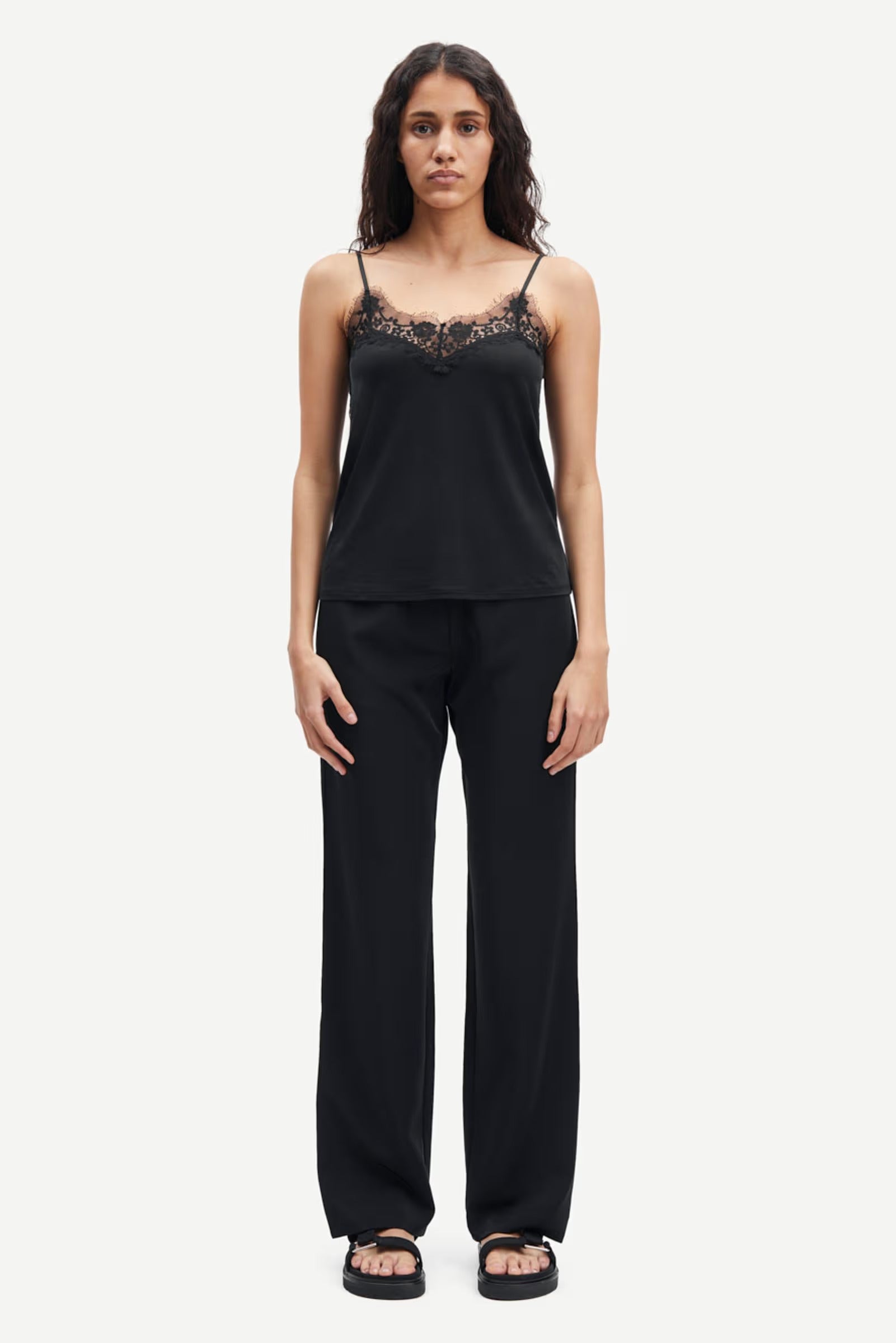 SLIP TOP - BLACK