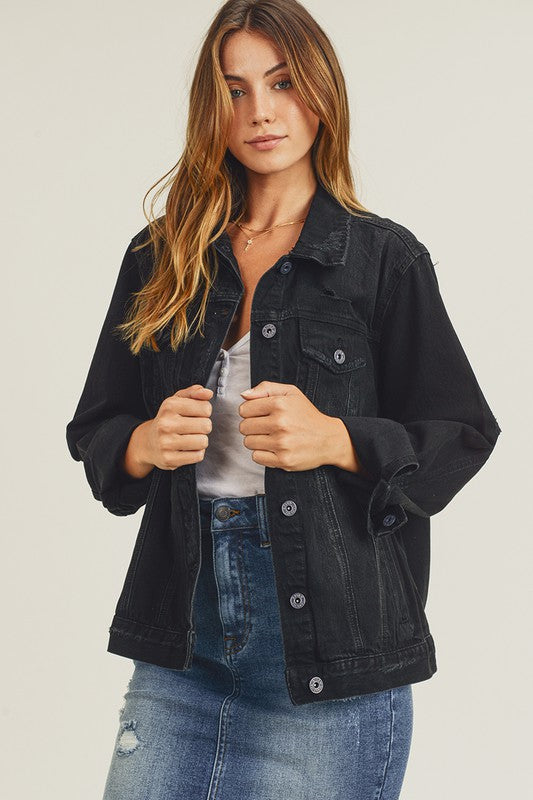 OVERSIZED DENIM JACKET (VARIOUS COLOURS)