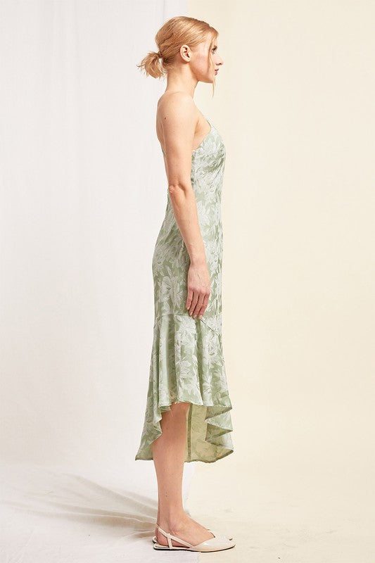 HAILEY ONE SHOULDER MIDI DRESS (ONLINE ONLY)
