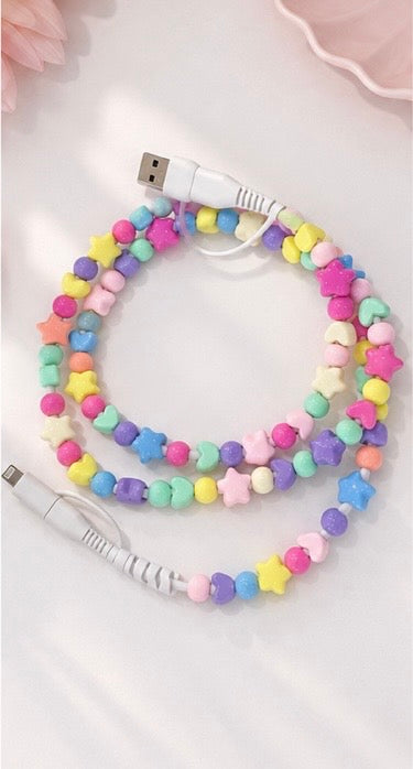 UNIVERSAL BEADED CHARGER (VARIOUS COLOURS)