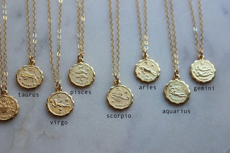 ZODIAC COIN NECKLACE (MULTIPLE STYLES)