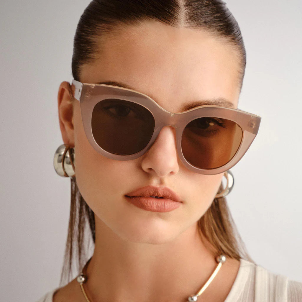 AIR HEART SUNGLASSES - MINK