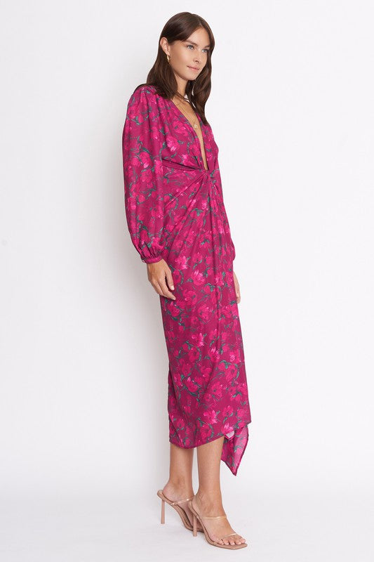 TAORMINA FLORAL TWIST DRESS