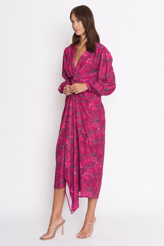 TAORMINA FLORAL TWIST DRESS