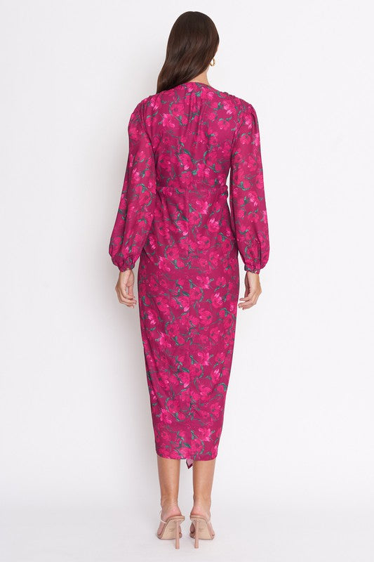 TAORMINA FLORAL TWIST DRESS