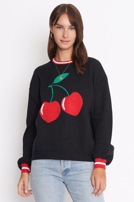 CRISTINA CHERRY SWEATER