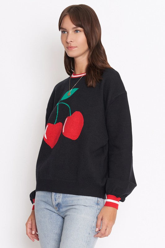 CRISTINA CHERRY SWEATER