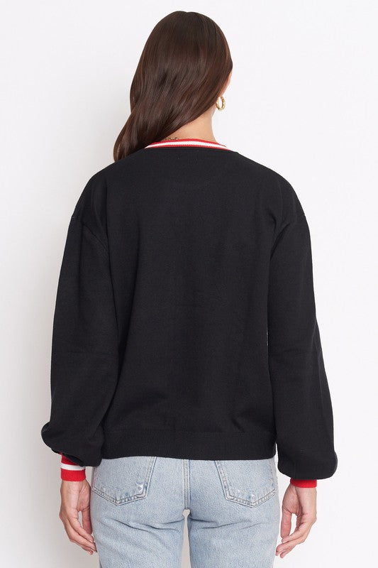 CRISTINA CHERRY SWEATER