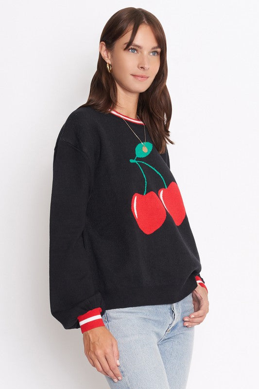 CRISTINA CHERRY SWEATER