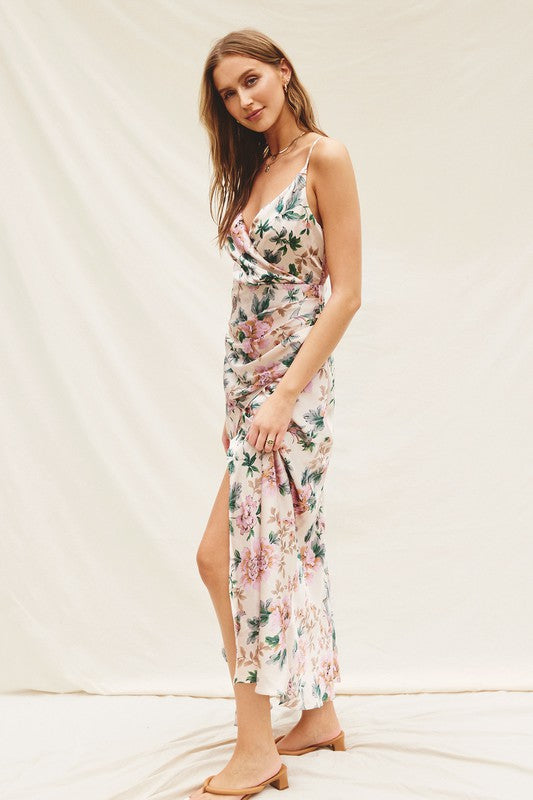 MORNING MEADOW SLIT DRESS
