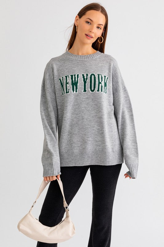 NEW YORK SWEATER - GREY
