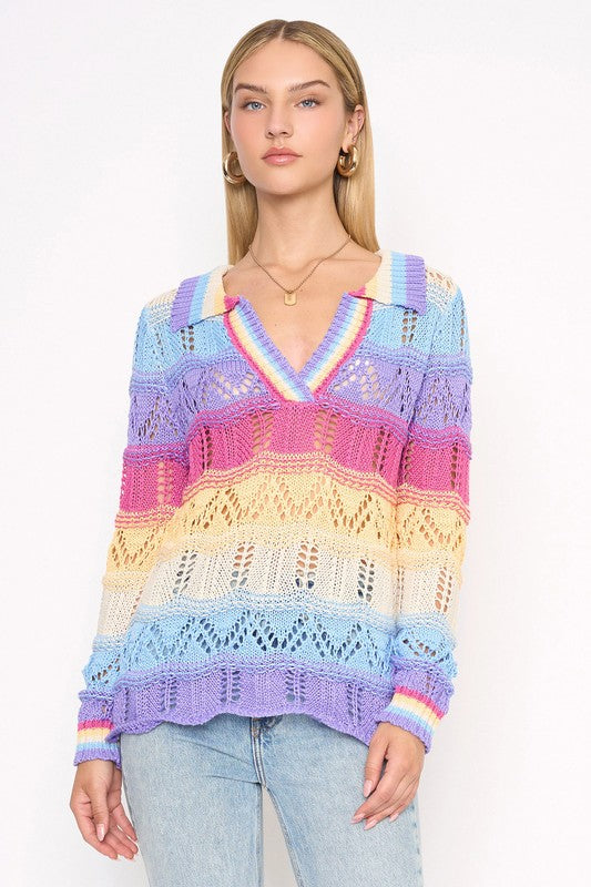 BURANO CROCHET SWEATER