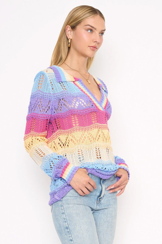 BURANO CROCHET SWEATER