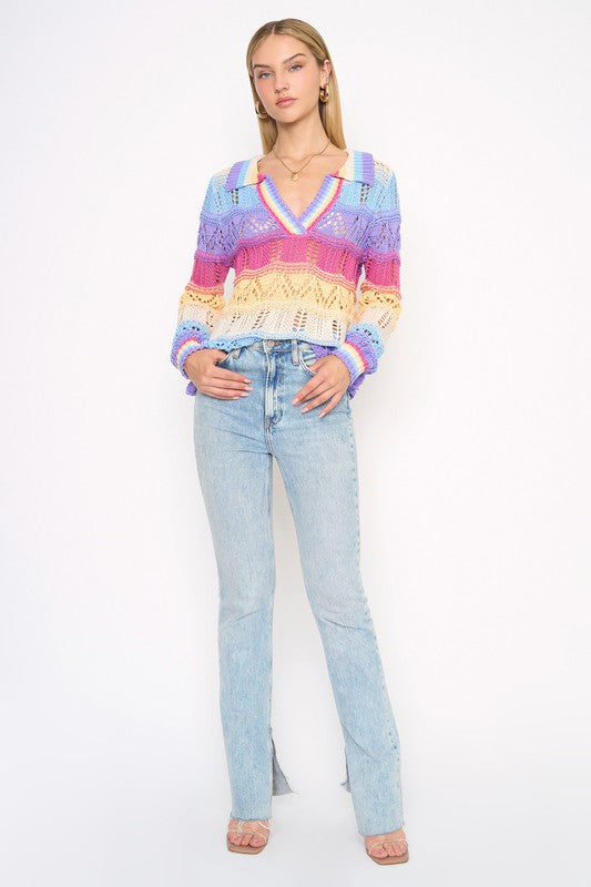 BURANO CROCHET SWEATER