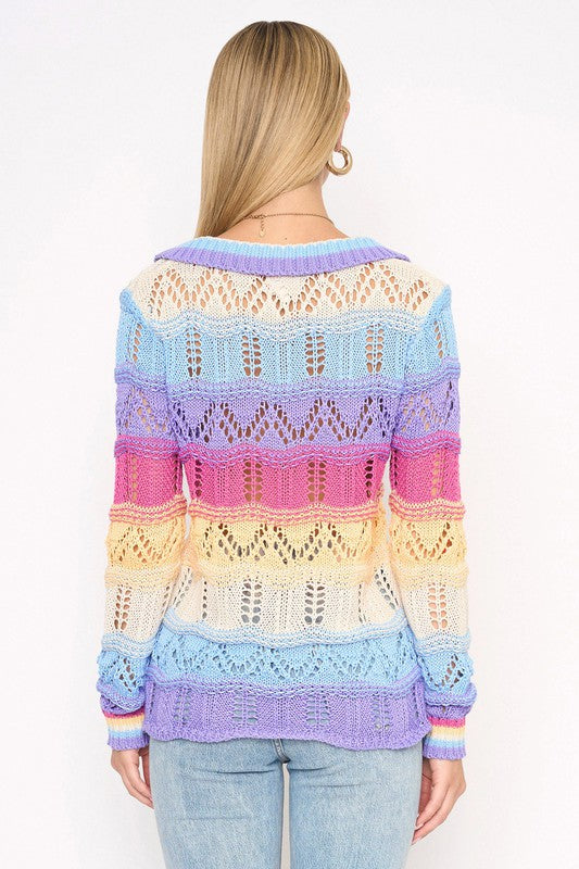 BURANO CROCHET SWEATER