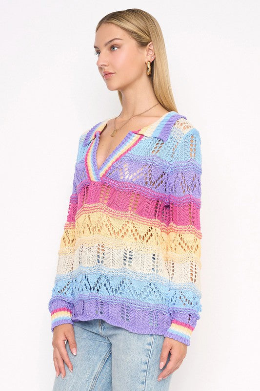 BURANO CROCHET SWEATER