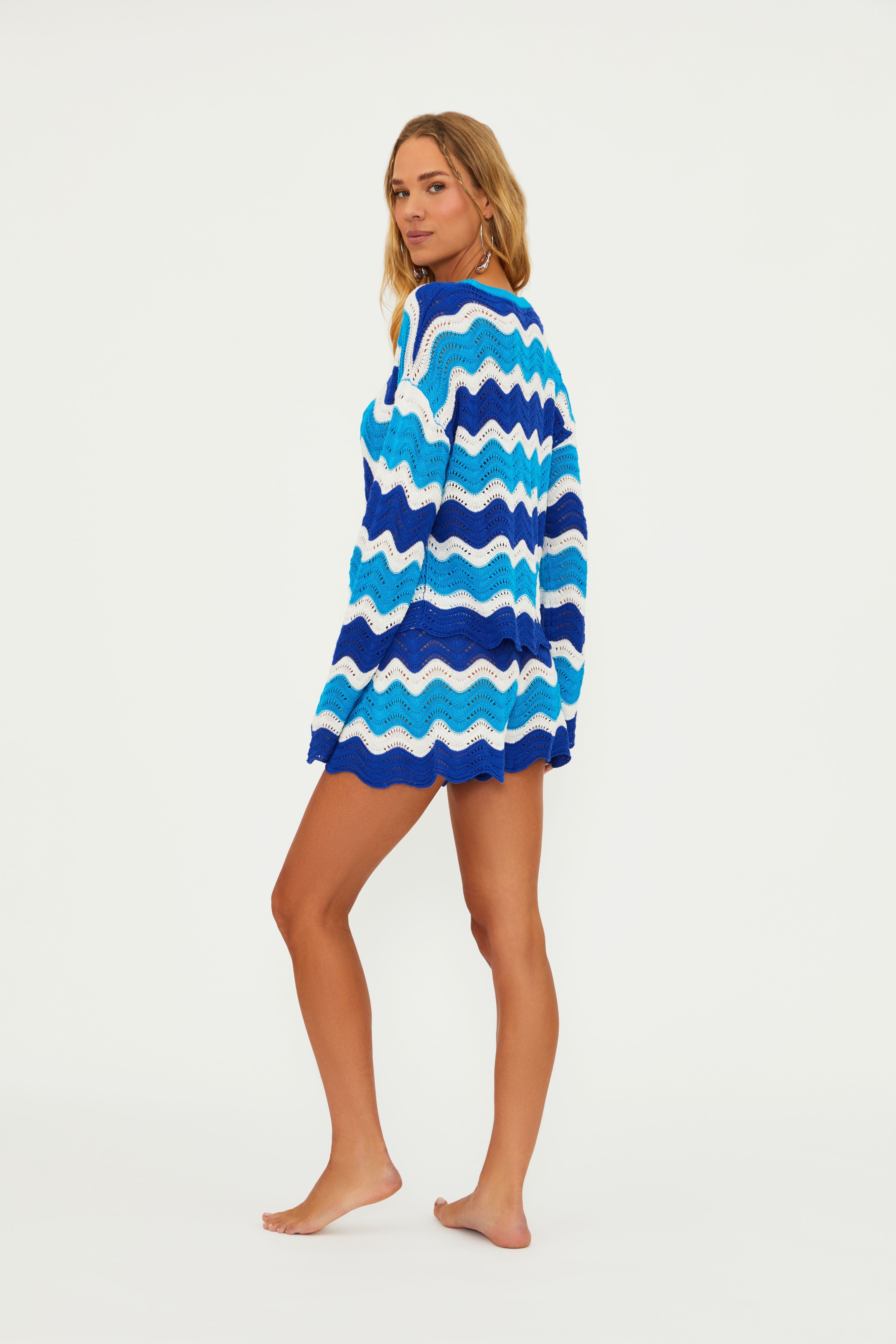 BALBOA BEACH COVER UP SET - RIVIERA WAVES