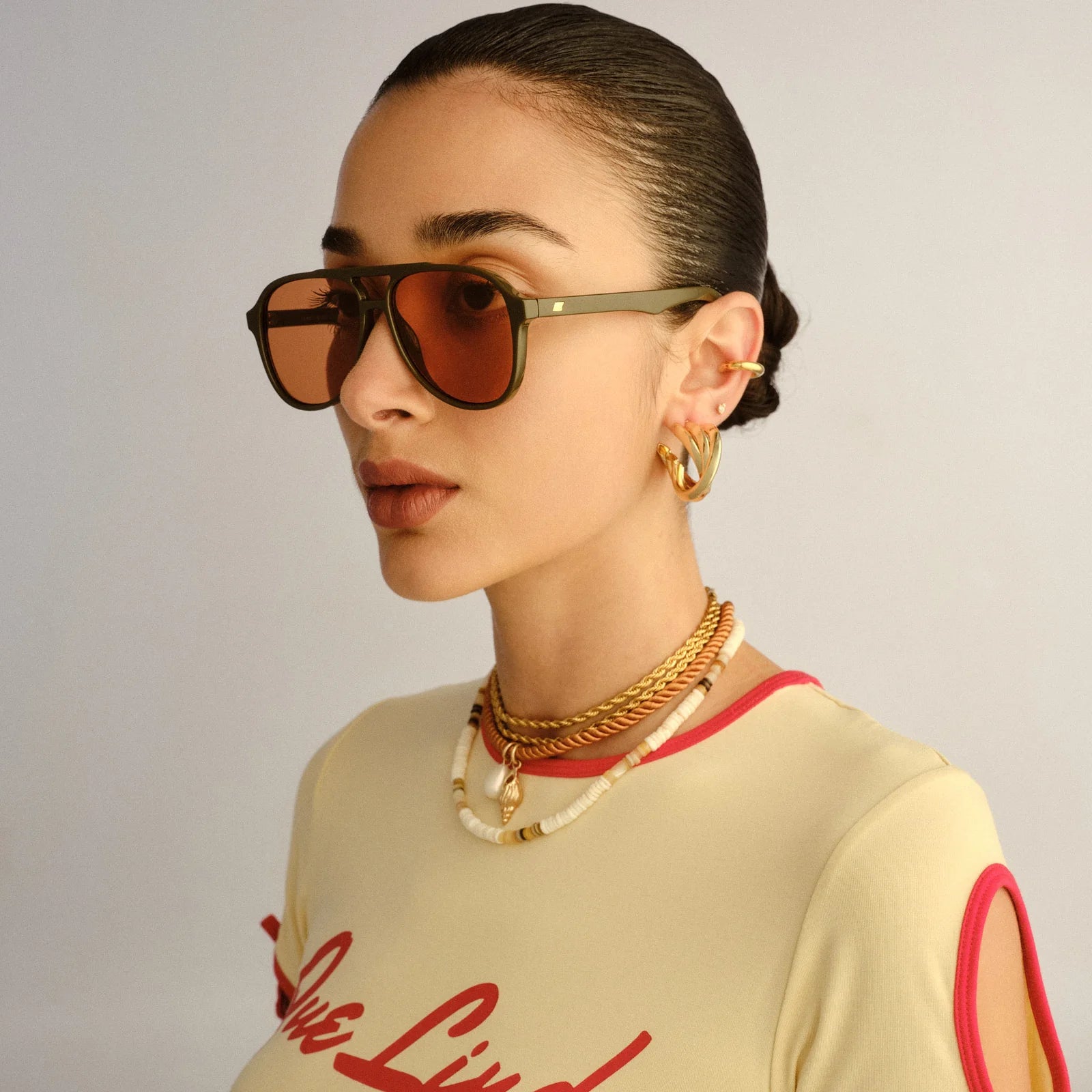 TRAGIC MAGIC SUNGLASSES - DARK OLIVE