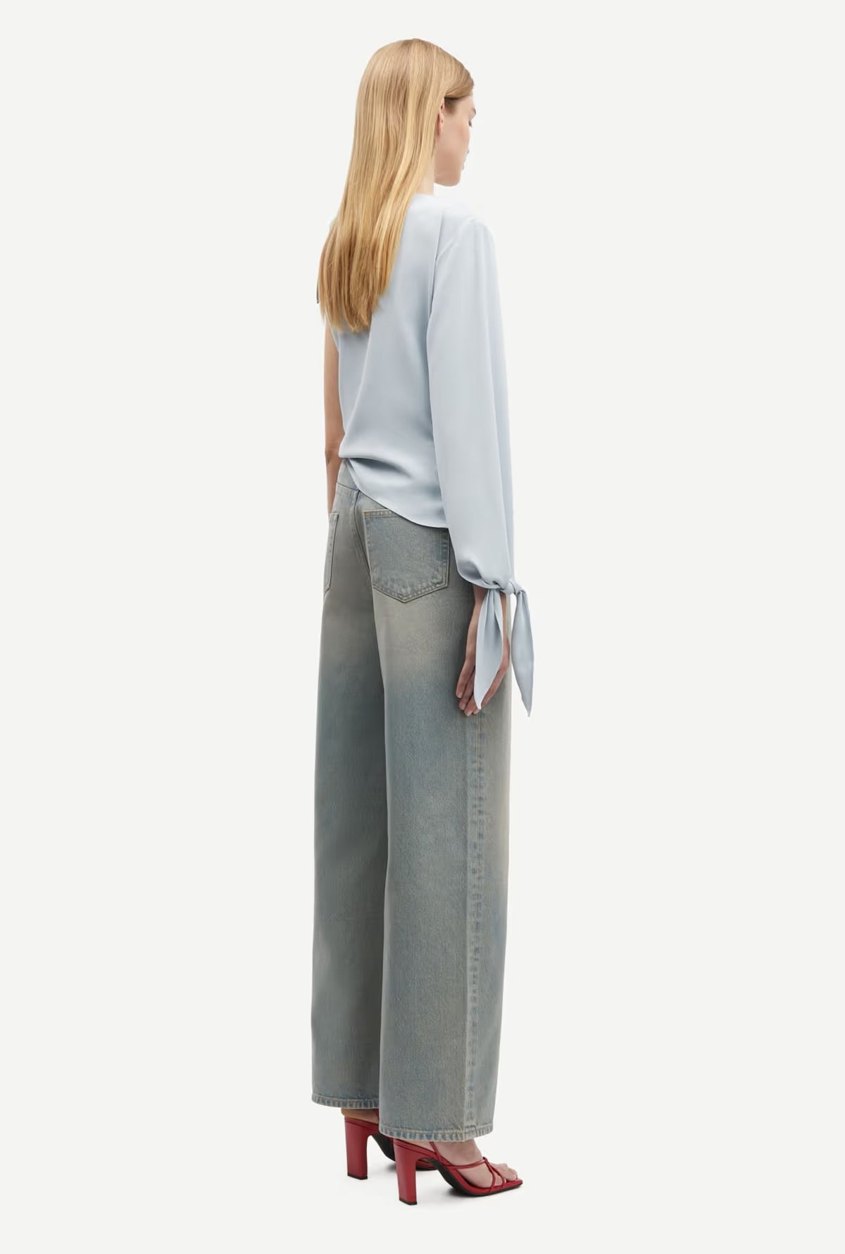 SAALBA BLOUSE - PEARL BLUE