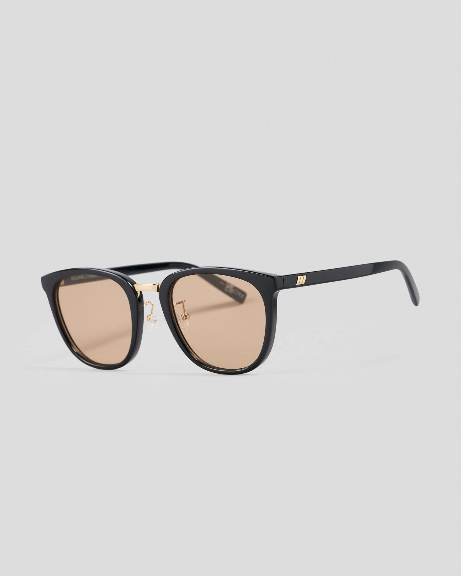 ECLIPSE SUNGLASSES - BLACK/LATTE