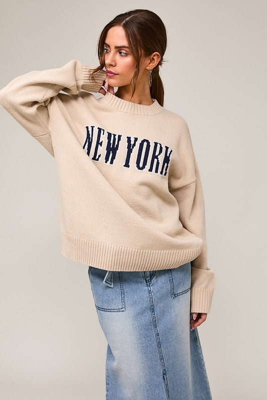 NEW YORK SWEATER - CREAM