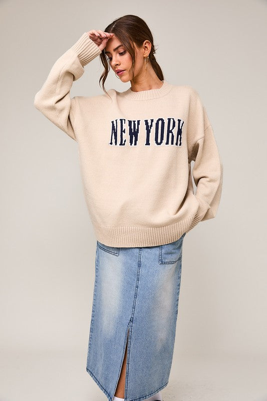 NEW YORK SWEATER - CREAM