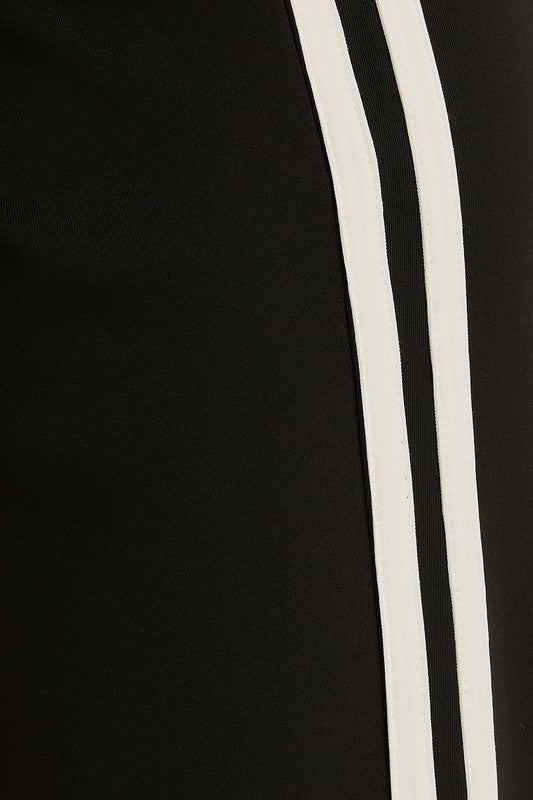 TRACY WIDE LEG TRACKPANT - BLACK