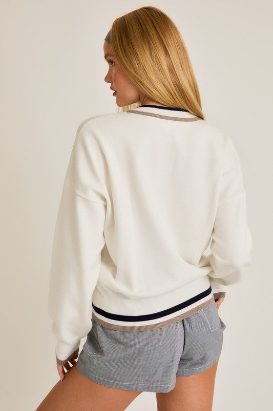 NEW YORK SWEATER - WHITE