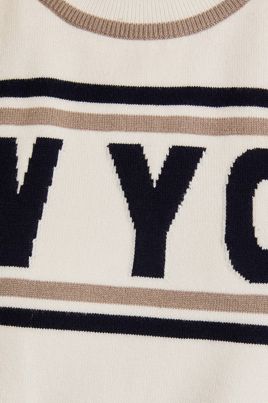 NEW YORK SWEATER - WHITE