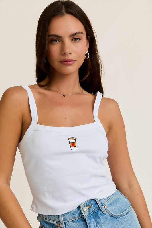 LOVE COFFEE TANK TOP
